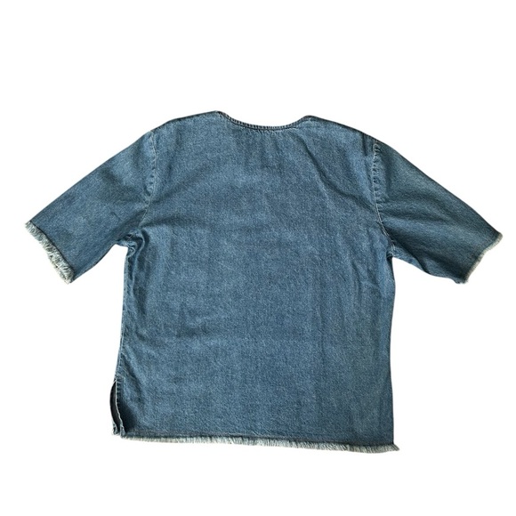 RAMA of USA vintage women’s 100% cotton denim top size medium - Picture 7 of 10